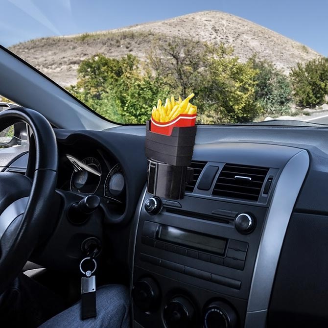 In-car French Fry Holder