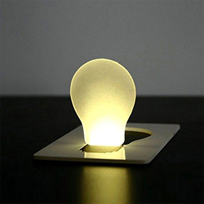 Portable Light Card