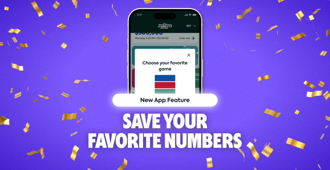 Save Your Favorite Numbers on Jackpot.com